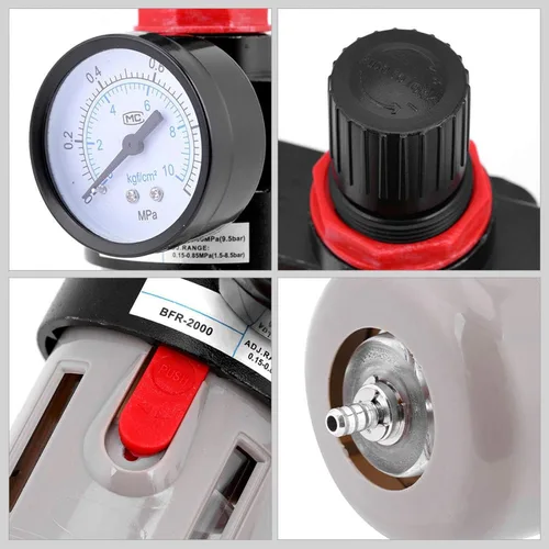 Miniatura 4 de Regulador de filtro de aire comprimido Unidad de tratamiento de gas combinado Regulador de presión de filtro