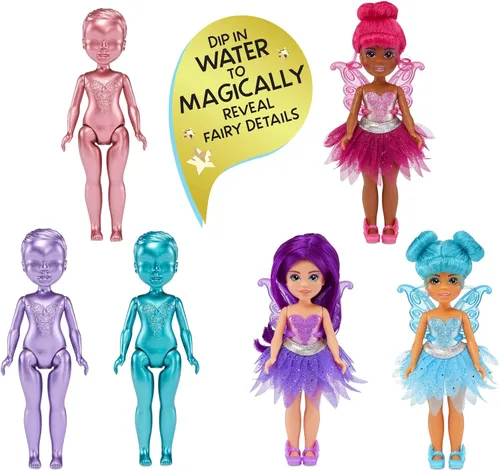 Miniatura 4 de MGA Entertainment Dream Bella Color Change Surprise Little Fairies - Muñeca de 5.5 pulgadas y unicornio pequeño, paquete de 2 unidades, Aubrey