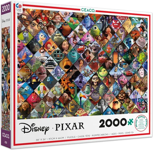Miniatura 3 de Ceaco - Disney/Pixar Clips - Rompecabezas de 2000 piezas, 5 pulgadas
