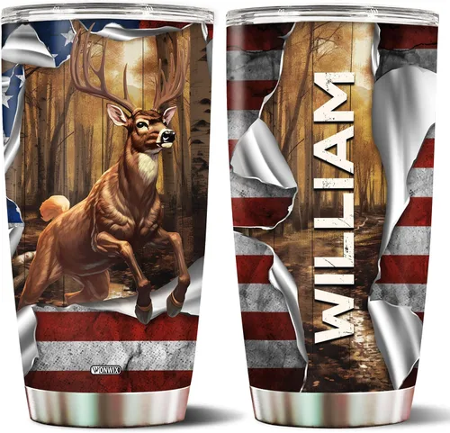 Miniatura 19 de Regalos personalizados de bajo para hombres, taza de café aislada de acero inoxidable de 20 onzas, vaso de viaje con tapa, regalo para amantes