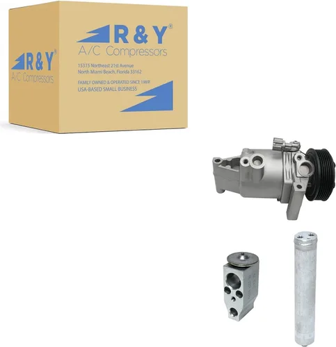 RYC Kit de compresor de aire acondicionado automotriz KT AB61 (se adapta a Nissan Juke 1.6L 2011, 2012, 2013)