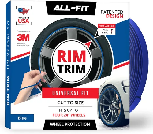 Miniatura 15 de All-Fit Automotive Borde de Llanta – Accesorios Exteriores de Automóvil DIY Duraderos para Protección contra Raspones de Bordillo – Se Adapta a