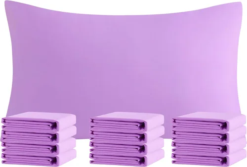 Miniatura 40 de NTBAY Paquete de 12 fundas de almohada Queen 100% microfibra cepillada, súper suaves y acogedoras, resistentes a las arrugas, la decoloración