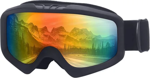 Miniatura 8 de SKYWAY OTG SS6001 - Gafas de esquí y snowboard para hombres y mujeres, motos de nieve, esquí, patinaje