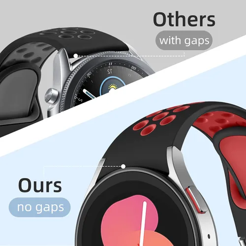 Miniatura 6 de DaQin Correa Deportiva Sin Espacio Compatible con Samsung Galaxy Watch 7/6/5/4 Banda 40mm 44mm/Galaxy Watch FE/Watch 6 4 Classic 43mm 47mm 42mm