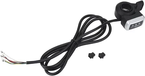 Miniatura 8 de Regulador de velocidad de dedo izquierdo/derecho de 36 V para E, ciclo eléctrico, montaña, apto para 0.886 in M365 Acelerador de pulgar 36v