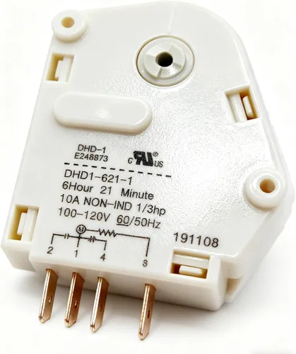 Temporizador de descongelación de refrigerador de 6 horas y 21 minutos para Whirlpool/KitchenAid/Frigidaire, Kenmore, Crosley, Kelvinator,