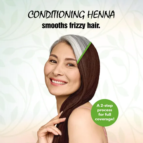 Miniatura 6 de Light Mountain Henna - Tinte y acondicionador para el cabello, color gris – Tinte para el cabello castaño oscuro para hombres y mujeres, tinte