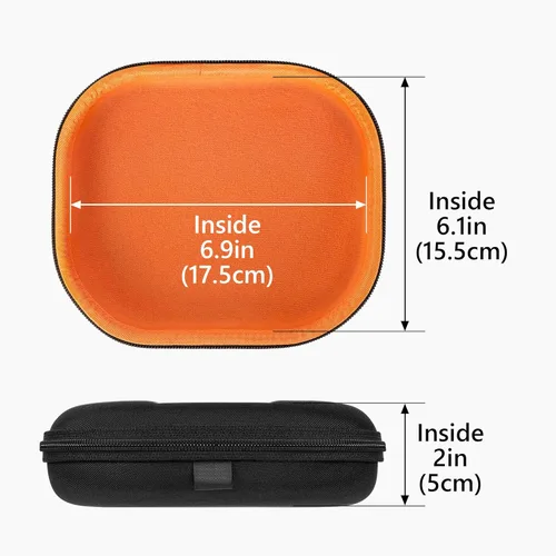Miniatura 5 de Geekria Shield - Funda para auriculares compatible con JBL Tune 660NC/510BT/500BT, Jr 310BT, bolsa de transporte de viaje de repuesto con Negro
