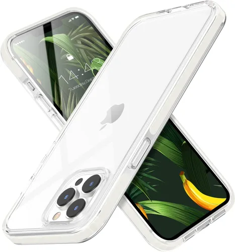 Miniatura 10 de MATEPROX Compatible con iPhone 14, transparente, delgada, transparente, a prueba de golpes, para iPhone 14 de 6.1 pulgadas 2022 (negro)