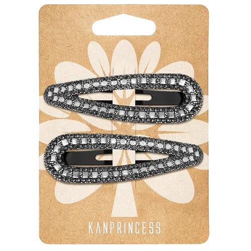 Miniatura 8 de KANPRINCESS Pinza para el pelo, 2 piezas de diamantes de imitación de 2.4 pulgadas, color plateado, pasadores de pelo para mujeres y niñas, novia