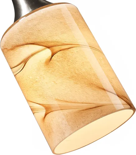 Miniatura 4 de Paquete de 3 pantallas cilíndricas de vidrio para aplique de pared, mini lámpara colgante de ventilador de techo, luz con accesorio de 1.65