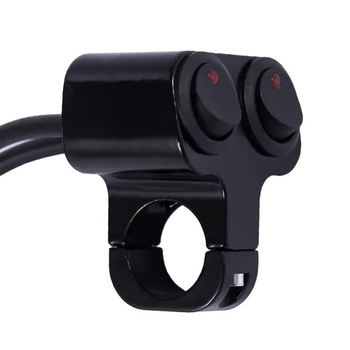 Miniatura 8 de Stylemafia - Interruptor de barra de luz LED impermeable para motocicleta ATV, interruptor de luz de faro antiniebla y foco para ATV de 12V, Mini