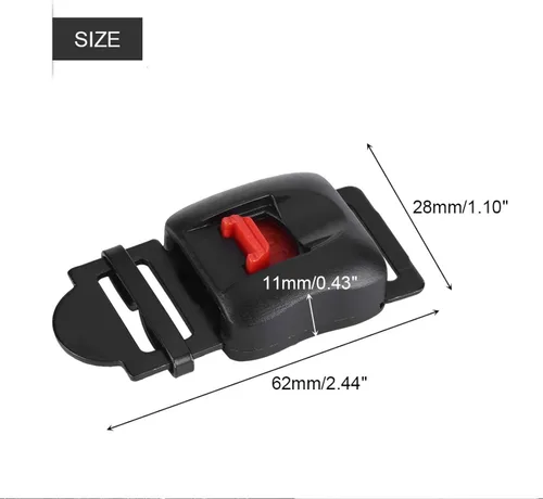 Miniatura 3 de Clip de velocidad para casco de motocicleta, 5 piezas de clip de velocidad para casco de motocicleta, hebilla de correa de barbilla, hebilla