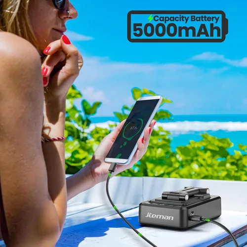 Miniatura 3 de JTEMAN Soporte para teléfono celular con altavoz Bluetooth y función de carga, soporte ajustable para teléfono con sonido HD, regalos de cumpleaños