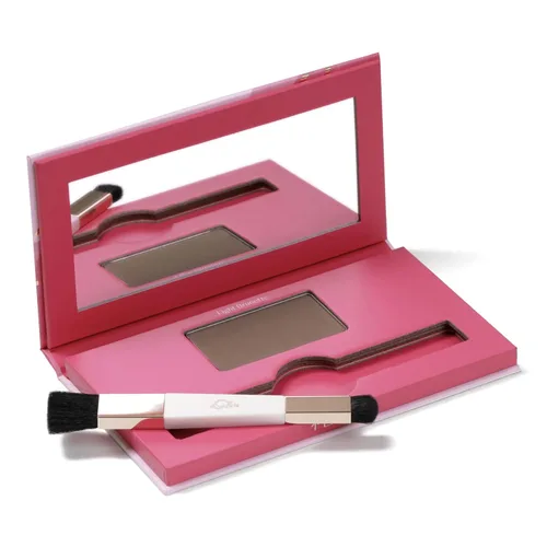 Miniatura 15 de eSalon Retoque de raíces + polvo de cejas, oculta y cubre (negro) - Polvo de línea capilar para mujeres - Corrector y relleno para adelgazamiento
