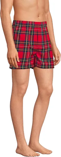 Miniatura 4 de Lands' End Boxers de franela de ajuste clásico para hombre