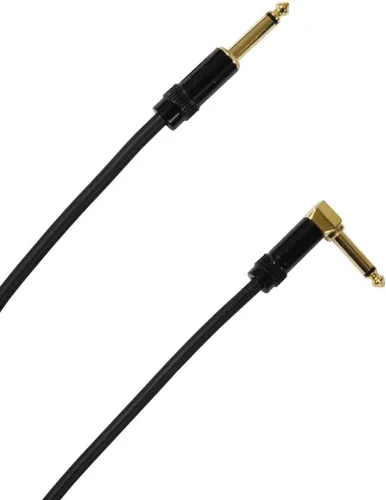 Miniatura 2 de Audio2000'S E28125 - Cable de audio recto TS de 1/4 de pulgada chapado en oro de 1/4 de pulgada (25 pies), chapado en oro, 1/4 de pulgada, cable