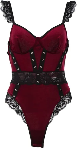 HHX Lencería sexy para mujer, body de encaje, trajes de cuerpo, ropa moldeadora, red de pesca, camisones de muñeca bebé, peluches y camisetas