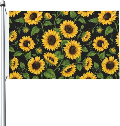 Miniatura 15 de Bandera de playa de verano con piñas divertidas de 3 x 5 pies, bandera decorativa de poliéster duradero para el hogar, al aire libre