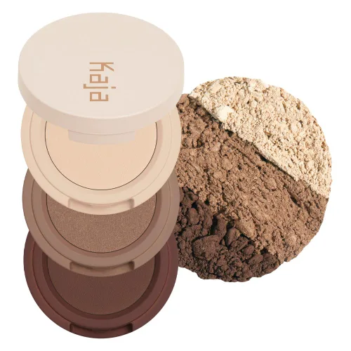 Miniatura 15 de Kaja Beauty Bento Collection - Trío de sombras de ojos elásticas Tonos naranja melocotón, tamaño de viaje, 02 Flor de Naranja, premio Allure Best