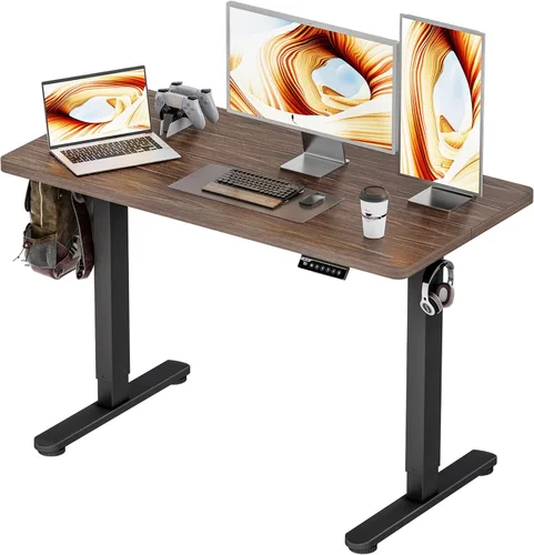 Miniatura 26 de BIZUM - Escritorio de pie eléctrico de 40x24 pulgadas con ajuste de altura y configuraciones de memoria, escritorio ergonómico para sentarse o estar