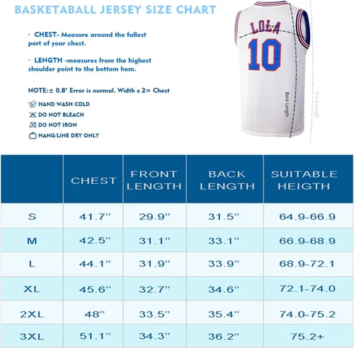 Miniatura 5 de Jersey de baloncesto para hombre, Lola#10 Bugs#1 camisetas de película espacial de los años 90 para HalloweenNavidad, deportes, hip hop, fiesta