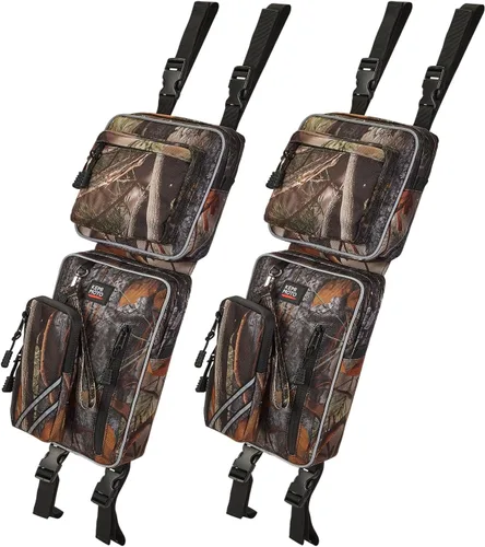Miniatura 7 de KEMIMOTO - Bolsas para guardabarros para cuatrimoto, bolsas de almacenamiento de camuflaje resistentes al agua, soporte de agua compatible