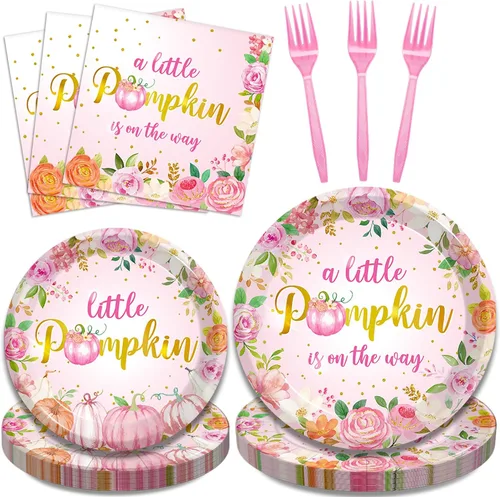 Miniatura 11 de Kepeel 96 piezas de platos y servilletas para fiesta de spa, suministros de decoración para fiesta de maquillaje de día de spa para niñas, niñas