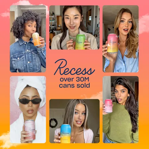 Miniatura 11 de Recess Mood - Bebida calmante con suplemento de magnesio, 12 onzas (Vainilla Naranja, paquete de 12)