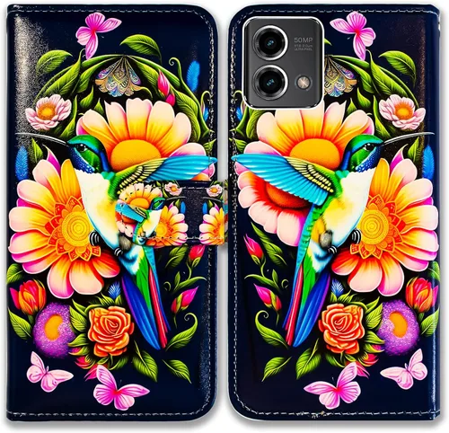 Miniatura 28 de Bcov Funda para Moto G Stylus 5G 2023, funda de piel con tapa y ranura para tarjetas y soporte para Motorola Moto G Stylus 5G 2023