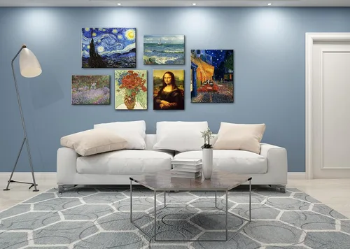 Miniatura 3 de msspart Almendro en flor por Vincent Van Gogh Pinturas al óleo reproducción, Impresión Giclee en lienzo Arte en pared para dormitorio, baño
