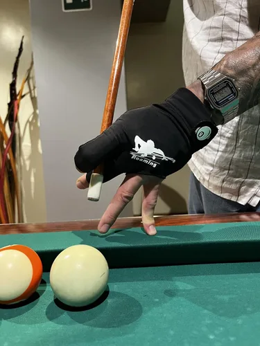 Miniatura 5 de Guantes de billar Roaming de secado rápido y transpirables, guante para billar, billar francés, taco de snooker, opción para mano izquierda