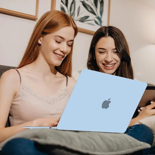 Miniatura 7 de Anban Funda compatible con MacBook Air de 13 pulgadas M1 2022 2021 2020 2019 2018 versión A2337 A2179 A1932 Touch ID, funda rígida de plástico mate