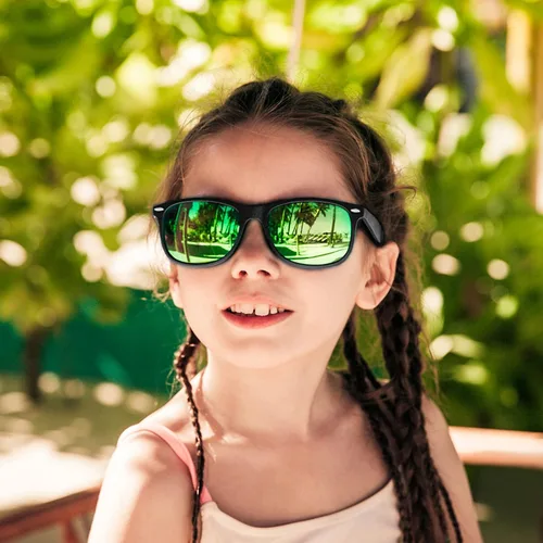 Miniatura 2 de Matcheck Paquete de 12 lentes de sol con lentes de espejo para niños, lindos lentes clásicos, regalos de fiesta para niños y niñas, accesorios