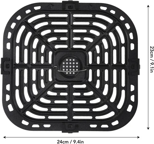 Miniatura 7 de Zerodis Sartén de repuesto para freidora de aire, placa de parrilla para freidora de aire, bandeja de placa de cocina, accesorios para freidora