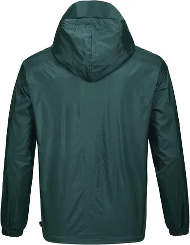 Miniatura 3 de SWISSWELL - Chaqueta impermeable rompe vientos para hombre, ligera, con capucha