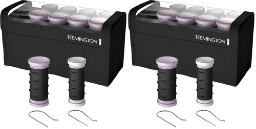 Miniatura 9 de Remington Rodillos calientes compactos de cerámica de doble voltaje para cabello largo y corto, moldeadores de cabello, rizadores de pelo, 1-1 ¼
