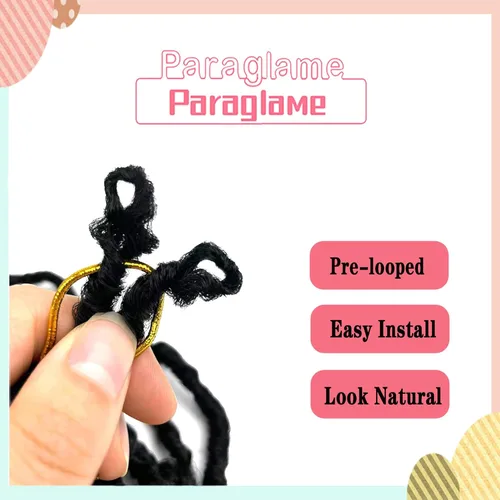 Miniatura 6 de Rastas cortas de ganchillo de pelo sintético de 14 pulgadas, 8 paquetes, nuevas rastas onduladas de ganchillo, trenzas de diosa suaves de ganchillo