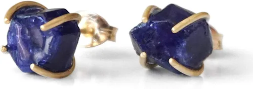 Miniatura 12 de Aretes de tuerca de cristal con piedra natal para mujer