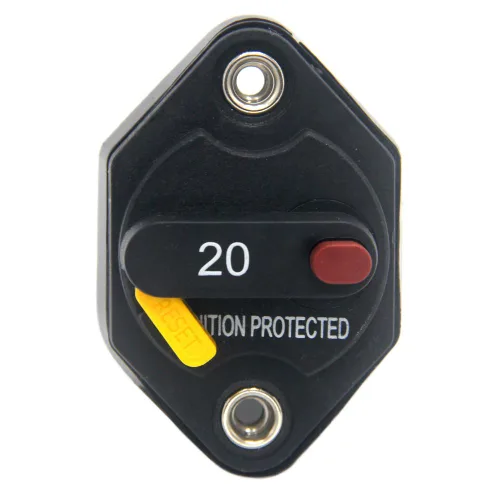 Miniatura 10 de ZOOKOTO Inversor de fusible de 10 A con botón de reinicio manual para auto, camión, caravana, remolque marino, impermeable, 12 V-32 V CC, 10 amperios