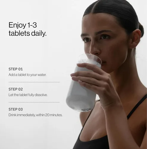 Miniatura 5 de H2Tab Tabletas para beber agua de hidrógeno molecular, 12 PPM Apoya la recuperación muscular, el metabolismo, la salud celular, cerebral