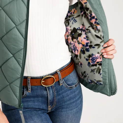 Miniatura 6 de Vera Bradley Chaleco acolchado con cremallera y bolsillos para mujer (rango de tallas extendidas)
