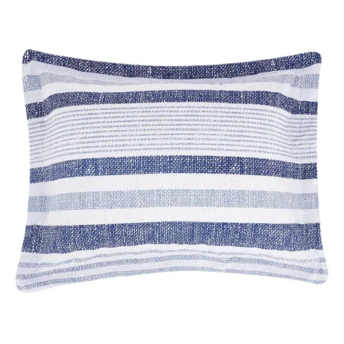 Miniatura 3 de Amazon Basics - Juegos de edredón tamaño Twin/Twin XL, ropa de cama reversible de microfibra ultra suave y ligera de 2 piezas, azul denim/rayas