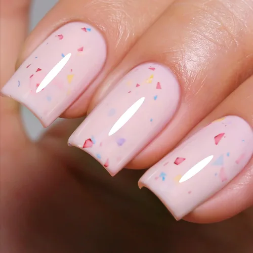 Miniatura 32 de Esmalte de Uñas en Gel con Purpurina, Esmalte de Uñas en Gel con Purpurina Rojo Sangre Brillante con Destellos, Esmalte de Uñas en Gel con Purpurina