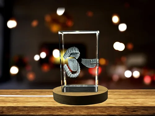 Miniatura 13 de Regalo para médicos 3D grabado en cristal recuerdo/regalo/decoración/(pequeño (3 x 2 x 2 pulgadas), arterias)