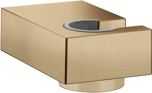 Miniatura 5 de hansgrohe Porter E 28387341 - Soporte para cabezal de ducha de mano, fácil de instalar, moderno a juego en cromo negro cepillado
