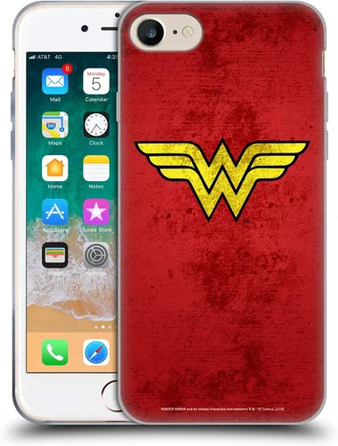 Miniatura 9 de Head Case Designs Funda de gel suave con licencia oficial de Wonder Woman DC Comics Classic Logos compatible con Apple iPhone 7 Plus/iPhone 8 Plus