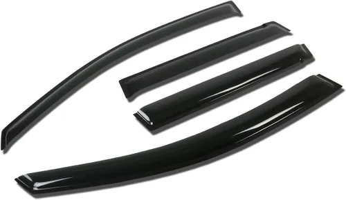 Miniatura 23 de Auto Dynasty 4 protectores de lluvia con cinta adhesiva para ventana compatibles con Honda Civic 1996-2000 de 4 puertas, protectores de lluvia