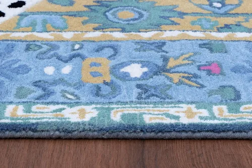 Miniatura 6 de Allen Home - Alfombras tradicionales de lana Duraderas 100% lana, copetudas a mano Alfombras para sala de estar, comedor, dormitorio y Octavia